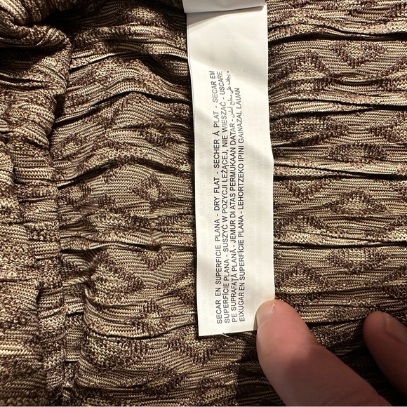 Zara Womens Brown Pullover Knee Length Dress Polyester US Small Oversized - Picture 7 of 14